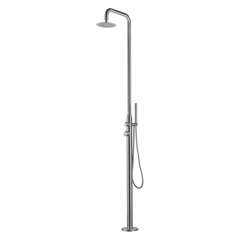 HEATGENE Rain Fixed Free Standing Outdoor Shower Wayfair Canada